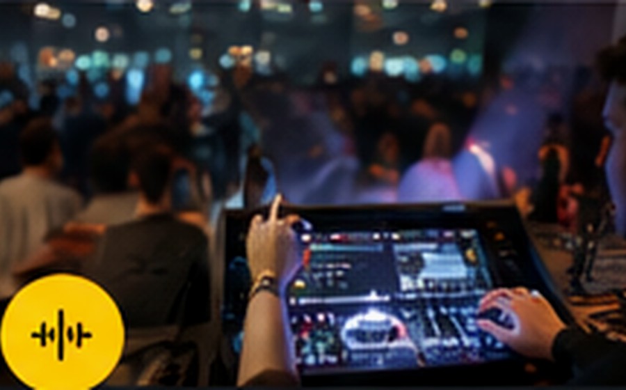 Professional DJ training visual