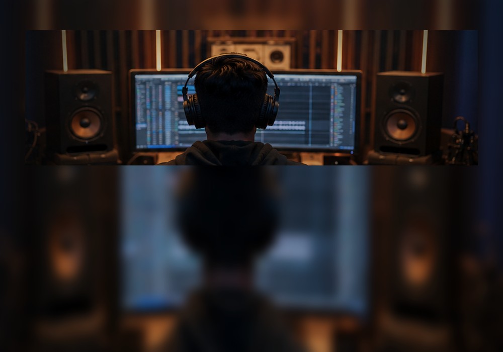 Live practical music training inside a studio